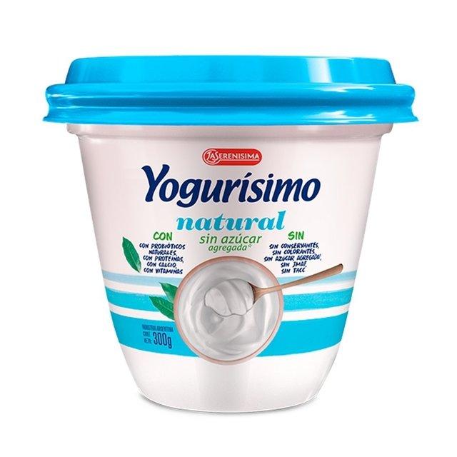 YOGURISIMO x300gr NATURAL SIN AZUCAR