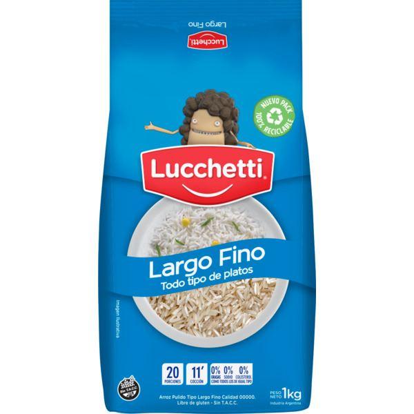 ARROZ LUCCHETTI x1kg PARBOIL LARGO FINO BOLSA