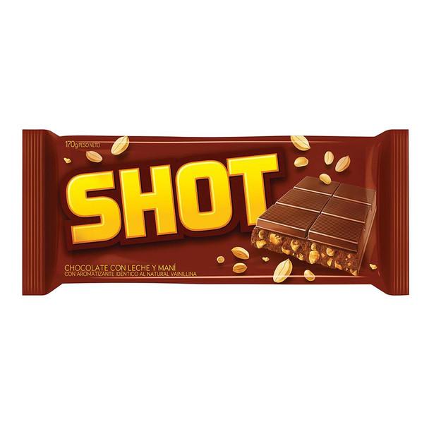 TABLETA CHOCOLATE SHOT x170gr