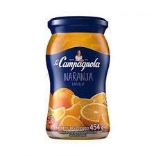 MERMELADA LA CAMPAGNOLA x454gr NARANJA+FRUTA