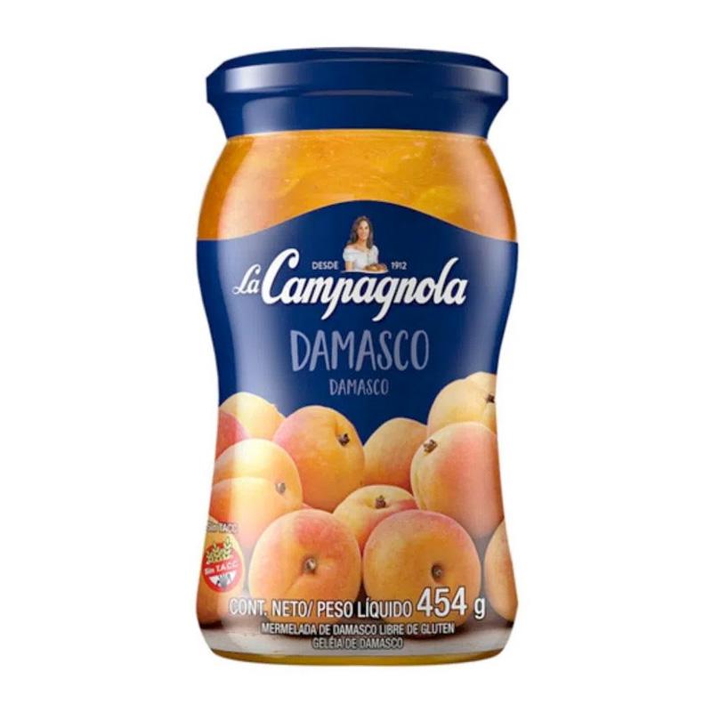 MERMELADA LA CAMPAGNOLA x454gr DAMASCO+FRUTA