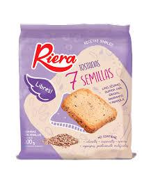 TOSTADAS RIERA x200gr 7 SEMILLAS
