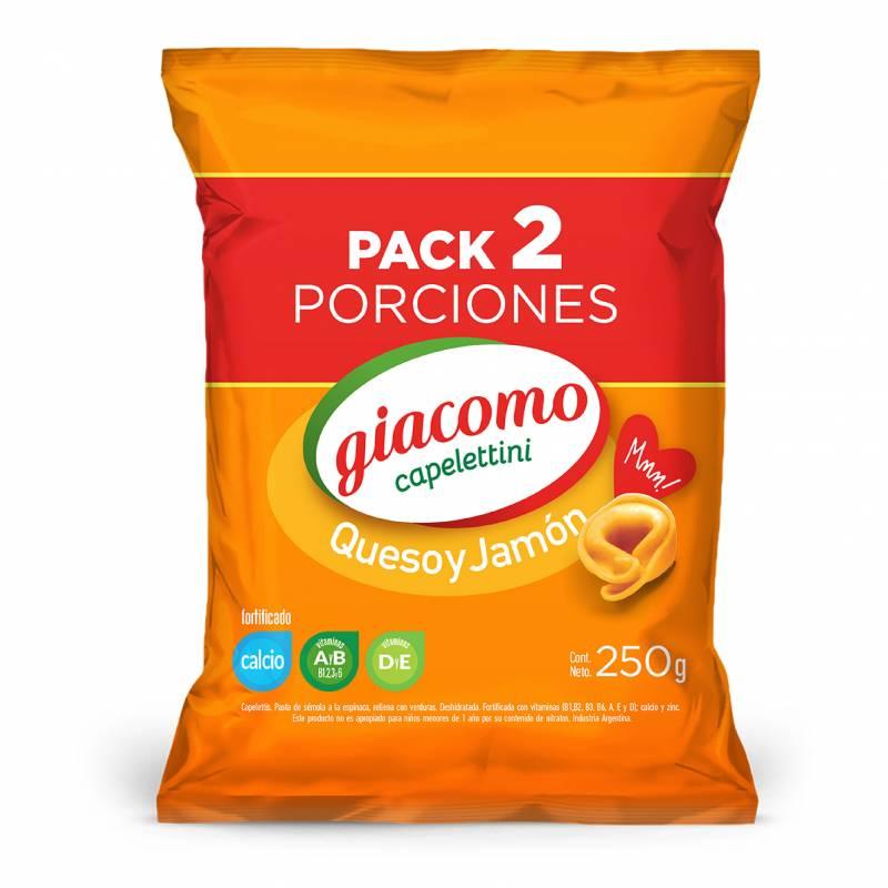 GIACOMO CAPELETTINI x250gr QUESO Y JAMON