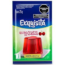 GELATINA EXQUISITA LIGHT x25gr CEREZA