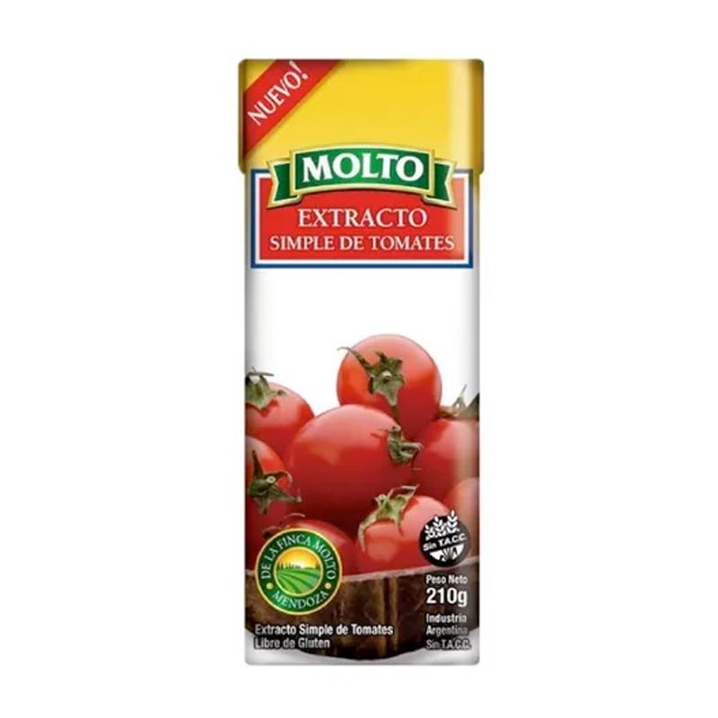 EXTRACTO DE TOMATES MOLTO x210gr