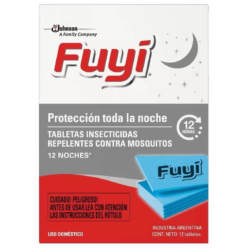 TABLETA FUYI P/MOSQUITOSx12U