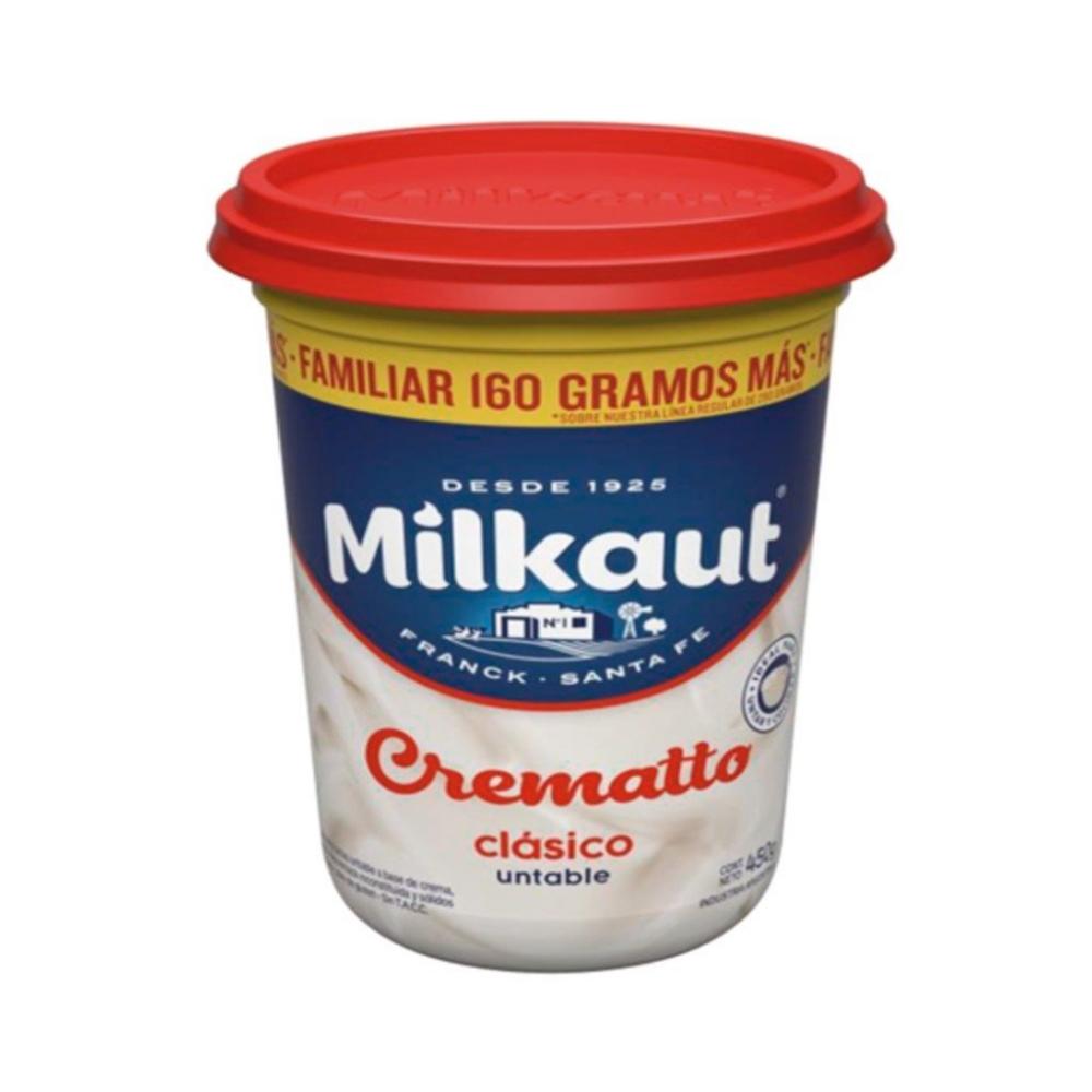 QUESO MILKAUT CREMATTO x445gr CLASICO