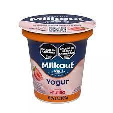 YOGUR MILKAUT x120gr DESLACTOSADO FRUTILLA