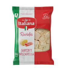 RAVIOLES LA ITALIANA x1kg JAMON/MUZZARELLA