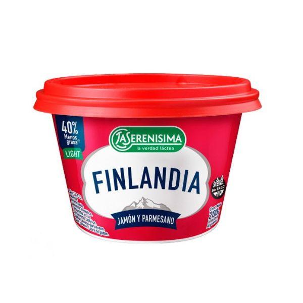 QUESO LS FINLANDIA x180gr LIGHT JAMON PARMESANO