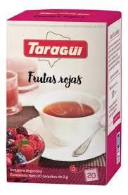 TE TARAGUI PLACERES x20U FRUTAS ROJAS