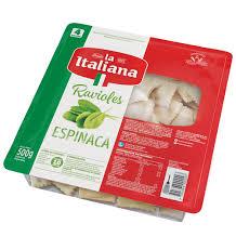 RAVIOLES LA ITALIANA x500gr ESPINACA