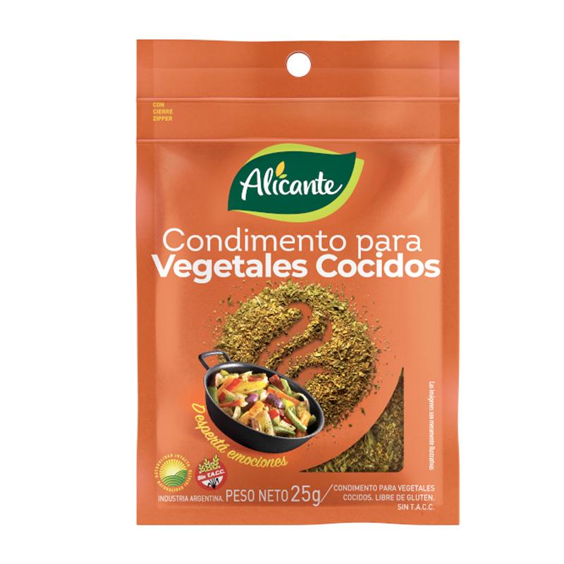 CONDIMENTO ALICANTE x25gr P/VEGETALES