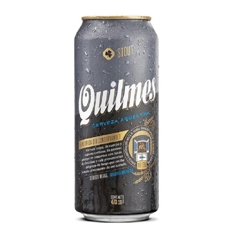 LATA CERVEZA QUILMES STOUT x473cc