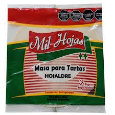 TAPA P/PASCUALINA MIL HOJAS DOBLE HOJALDRE