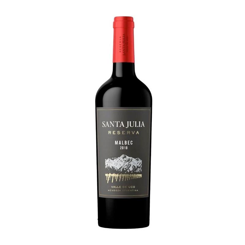 VINO SANTA JULIA RESERVA x750ml MALBEC