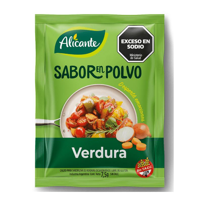 SABOR EN POLVO ALICANTE x4U VERDURA