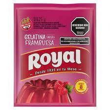 GELATINA ROYAL x25gr FRAMBUESA
