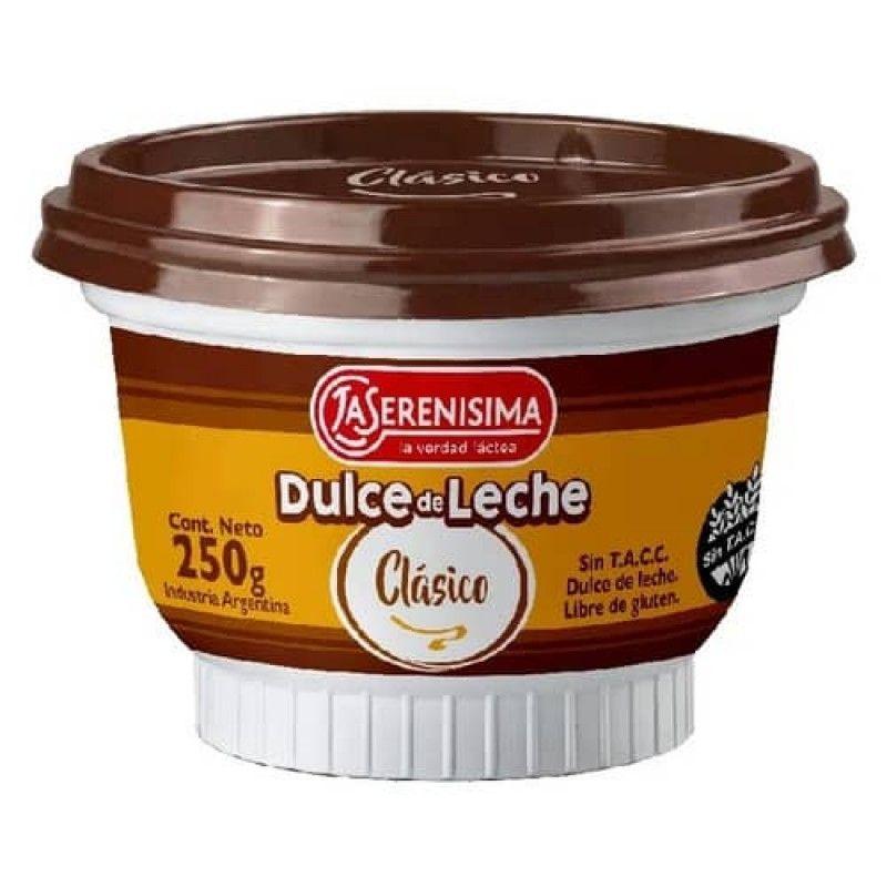 DULCE DE LECHE LA SERENISIMA x250gr CLASICO