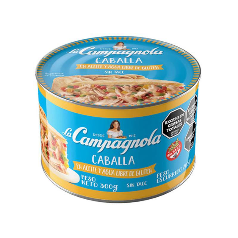 CABALLA LA CAMPAGNOLA x300gr EN ACEITE Y AGUA