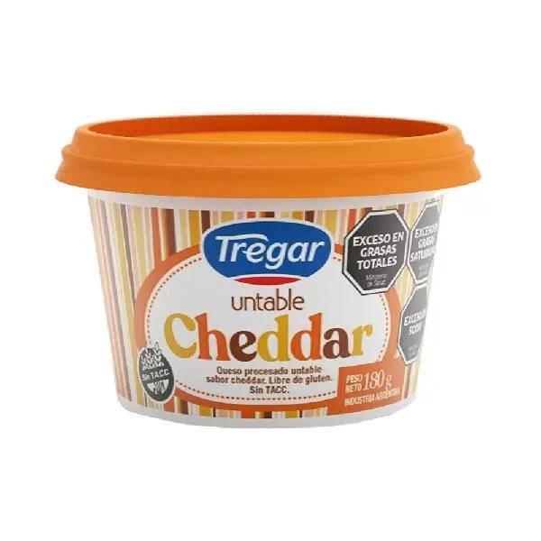 QUESO UNTABLE TREGAR x190gr CHEDDAR LIGHT