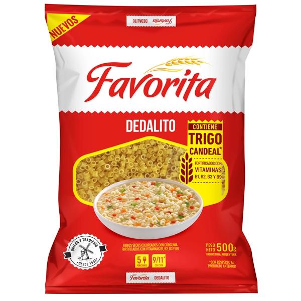 FIDEOS FAVORITA x500G DEDALITOS