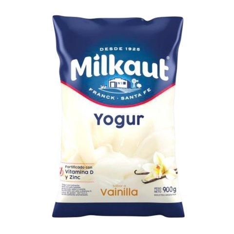YOGUR MILKAUT x900gr SACHET ENTERO VAINILLA
