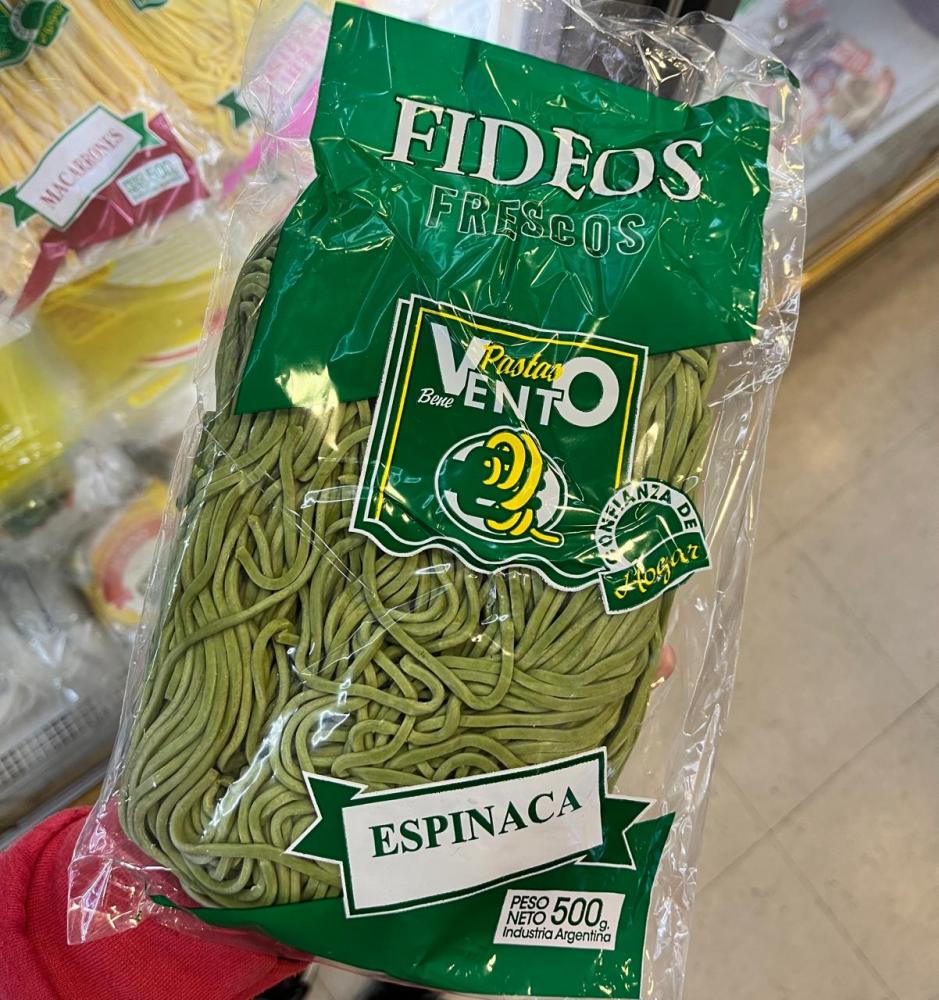 FIDEOS BENEVENTO x500gr FUSSILLIS/ESPINACA