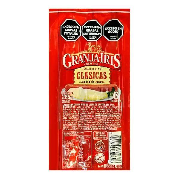 SALCHICHAS GRANJA IRIS x6U VIENA