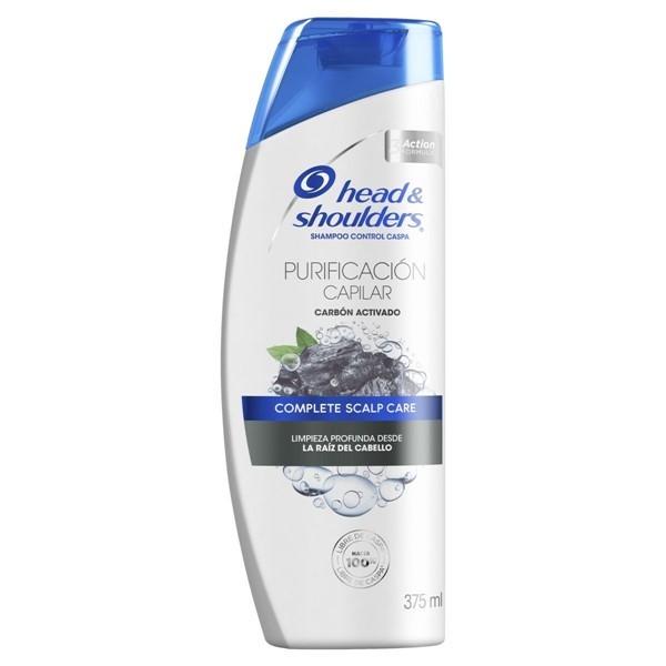 SHAMPOO H&S x375ml COMPLETE SCALP CARBON ACTIVADO