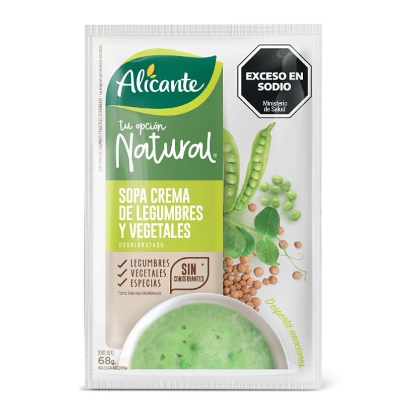 SOPA ALICANTE NATURAL x68gr LEGUMBRES Y VEGETALES