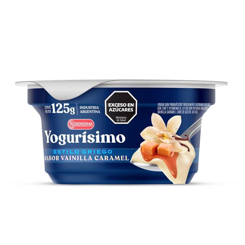 YOGURISIMO ESTILO GRIEGO x120gr VAINILLA CARAMELO
