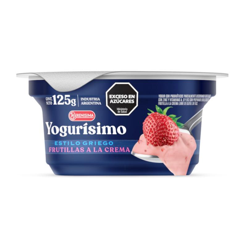 YOGURISIMO ESTILO GRIEGO x120g FRUTILLA A LA CREMA
