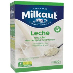 LECHE EN POLVO MILKAUT x800gr DESCREMADA